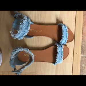Fashion Nova Denim Sandals